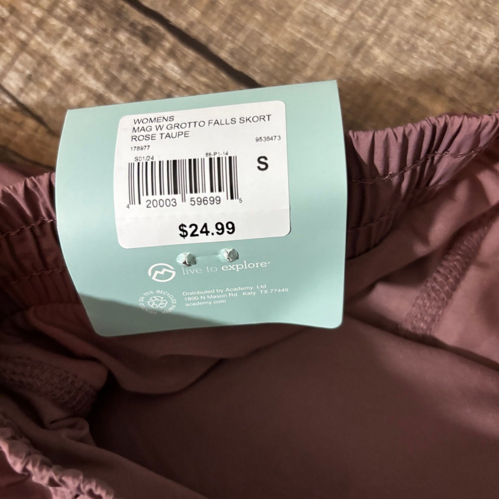 Magellan Outdoors Womens‎ Classic Fit Rose Taupe Skort Sz S Water Repellent - Picture 4 of 6